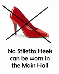 No Stiletto Heels