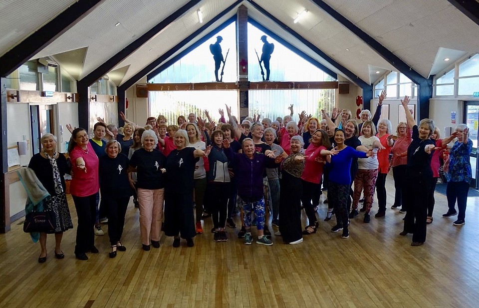 The Dance Tutors and their Squads.