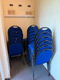 Rear Lobby Blue Chairs