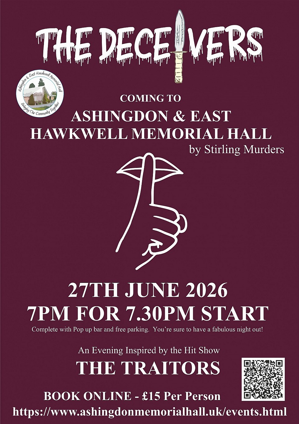 Deceivers £15 Per Person